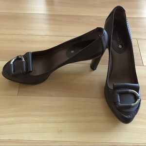 Black Céline Leather Pumps Size 41